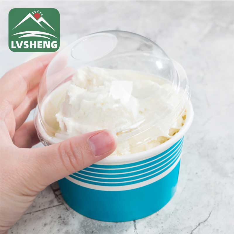 Biologisch abbaubare Eiscreme Tasse