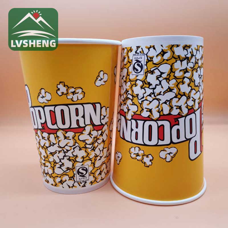 Biologisch abbaubarer Popcornpapiereimer