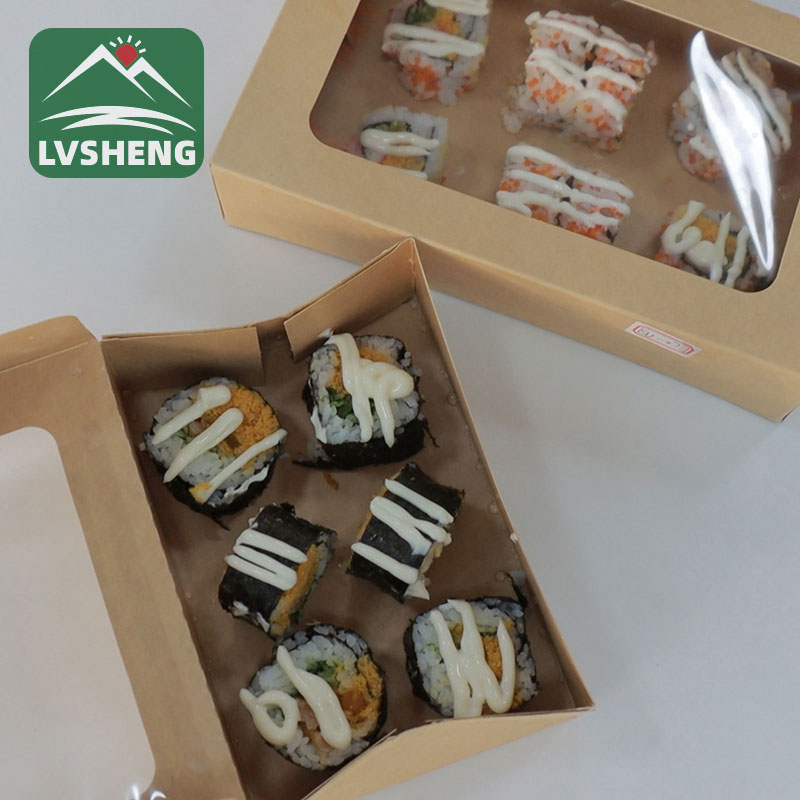 Oil Proof Kraft Food Boxen