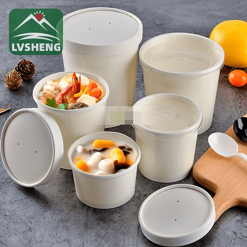 Papierverpackungs Salatschalen